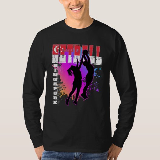 Singapore Netbal T-shirt (Voorkant)