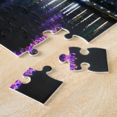 Singapore night skyline legpuzzel (Zijkant)