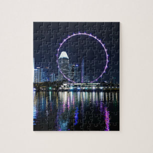 Singapore night skyline legpuzzel