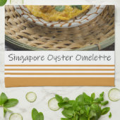 Singapore Oyster Omelet Keukenhanddoek (Gevouwen)