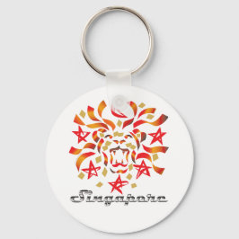 Singapore Patriot (Lion City) Sleutelhanger