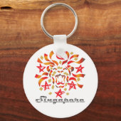 Singapore Patriot (Lion City) Sleutelhanger (Voorkant)