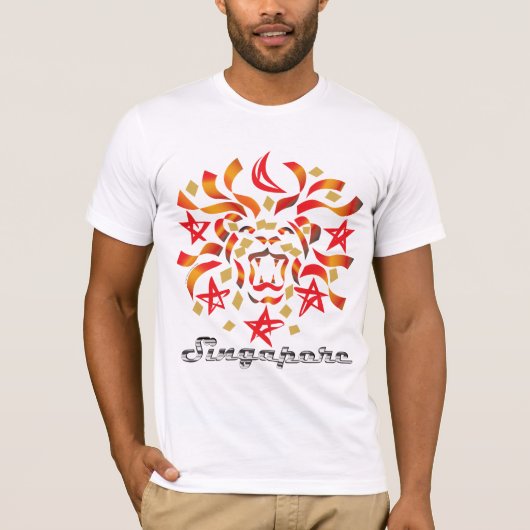 Singapore Patriot (Lion City) T-shirt (Voorkant)