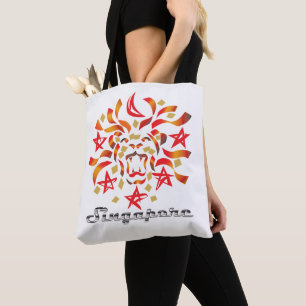 Singapore Patriot (Lion City) Tote Bag