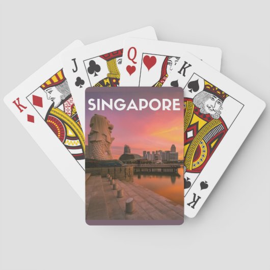 Singapore Pokerkaarten (Achterkant)
