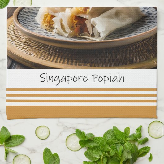 Singapore Popiah keukenhanddoek (Gevouwen)