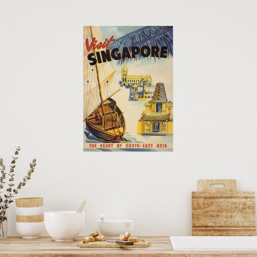 SINGAPORE POSTER (Keuken)