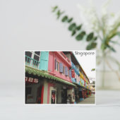 singapore quay briefkaart (Staand voorkant)