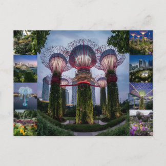 Singapore reizen Super bomen. Briefkaart
