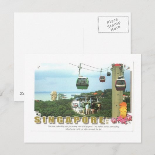 Singapore Resort World Sentosa Briefkaart (Voorkant / Achterkant)