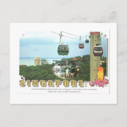 Singapore Resort World Sentosa Briefkaart (Voorkant)