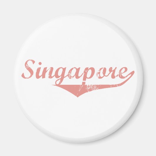 Singapore Revolutionaire Stijl Magneet (Voorkant)