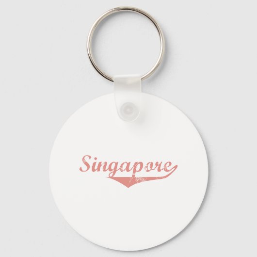 Singapore Revolutionaire Stijl Sleutelhanger (Voorkant)