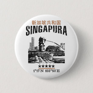 Singapore Ronde Button 5,7 Cm