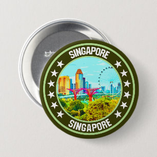 Singapore Ronde Button 7,6 Cm
