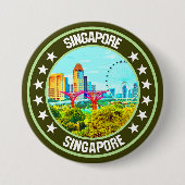Singapore Ronde Button 7,6 Cm (Voorkant)