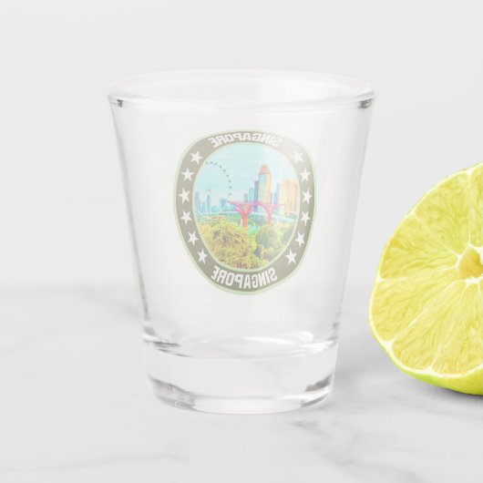 Singapore Shot Glas (Achterkant)
