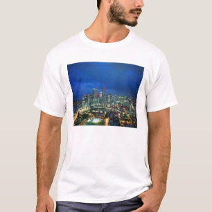 Singapore Silhouet bij nacht, Singapore T-shirt