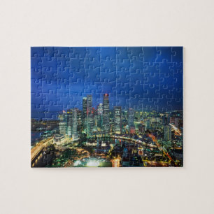 Singapore Silhouet 's nachts, Singapore Legpuzzel