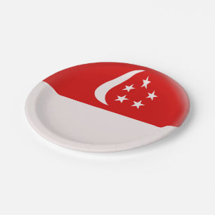 Singapore Singapore Singaporeese vlag Papieren Bordje