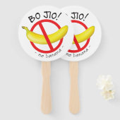 Singapore Singlish - Bo Jio - No Invite, No Banana Handwaaier (Voorkant en achterkant)