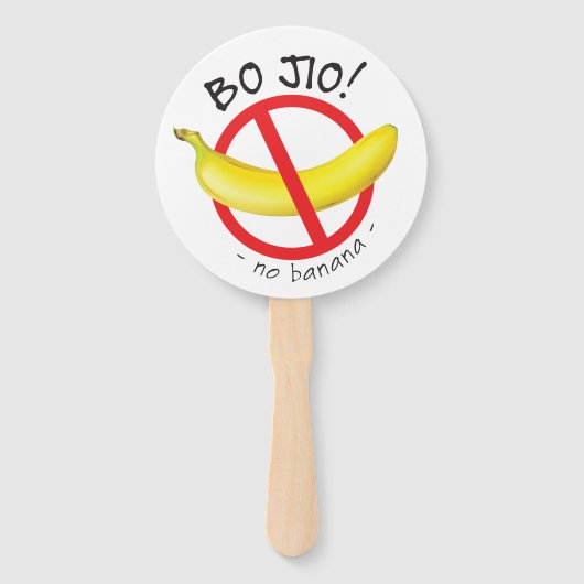 Singapore Singlish - Bo Jio - No Invite, No Banana Handwaaier (Voorkant)