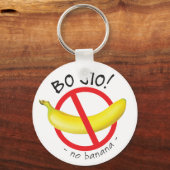 Singapore Singlish - Bo Jio - No Invite, No Banana Sleutelhanger (Voorkant)