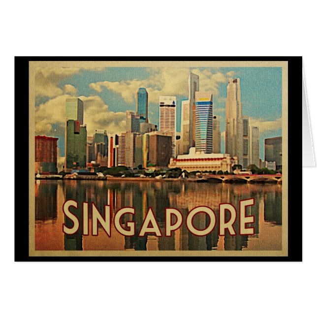 Singapore Skyline (Voorkant Horizontaal)