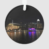Singapore Skyline #2 Ornament (achterkant)
