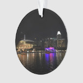 Singapore Skyline #2 Ornament (voorkant)