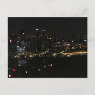 Singapore Skyline #4 Briefkaart