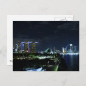 Singapore Skyline Briefkaart (Voorkant / Achterkant)