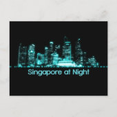 Singapore Skyline Briefkaart (Voorkant)