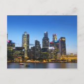 Singapore skyline briefkaart (Voorkant)