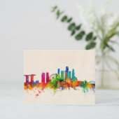 Singapore Skyline Briefkaart (Staand voorkant)