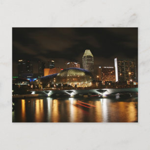 Singapore skyline briefkaart