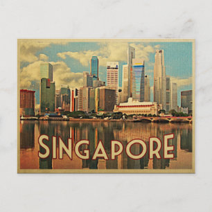 Singapore Skyline Briefkaart