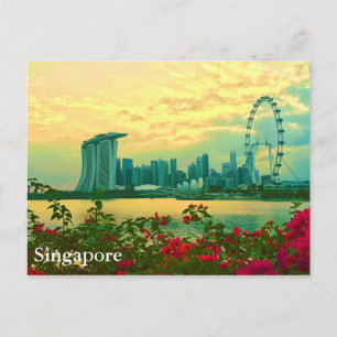 Singapore Skyline Briefkaart
