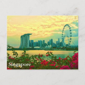 Singapore Skyline Briefkaart