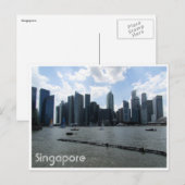 singapore skyline briefkaart (Voorkant / Achterkant)
