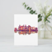 Singapore Skyline Feestdagenkaart (Staand voorkant)