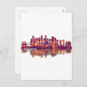Singapore Skyline Feestdagenkaart (Voorkant / Achterkant)