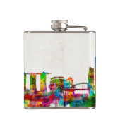 Singapore Skyline Heupfles (Achterkant)