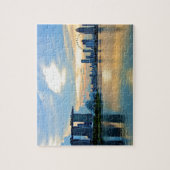 Singapore Skyline in de zon Legpuzzel (Verticaal)