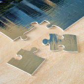 Singapore Skyline in het zonlicht Legpuzzel (Zijkant)