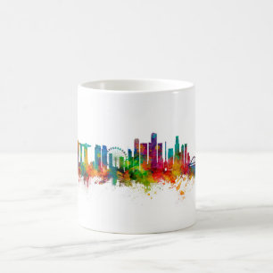 Singapore Skyline Koffiemok