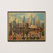Singapore Skyline Legpuzzel (Horizontaal)