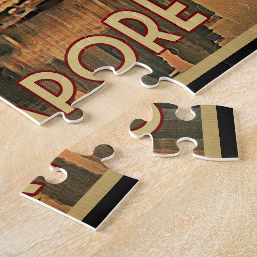 Singapore Skyline Legpuzzel (Zijkant)