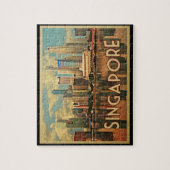 Singapore Skyline Legpuzzel (Verticaal)