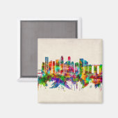 Singapore Skyline Magneet (Voorkant / Achterkant)
